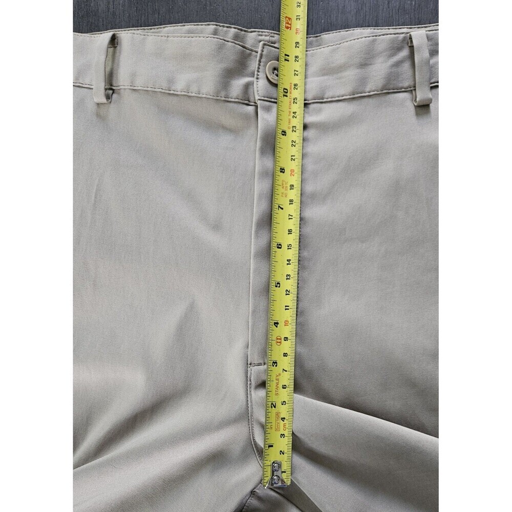 Nike Dri-Fit Men Tan Golf Pants  Standard Fit Khaki Tan Colored Chino Size 34x32 - Picture 6 of 9